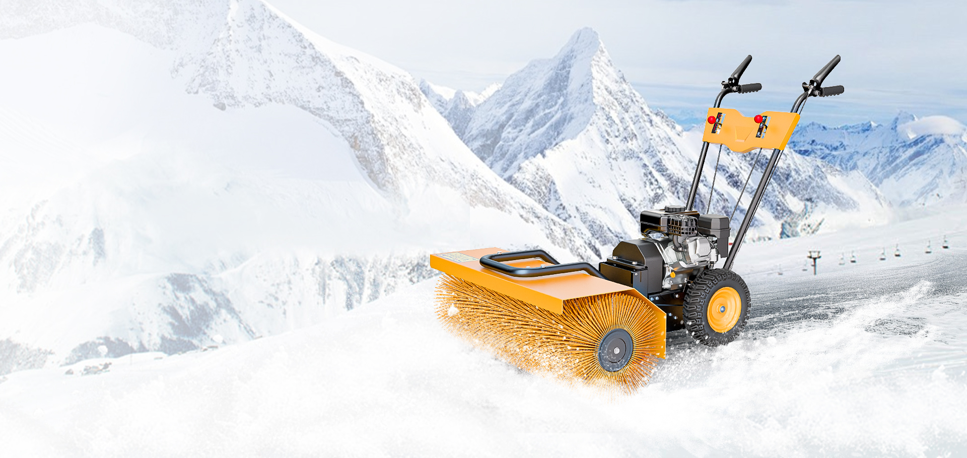 榮事達RS-SX80手推式掃雪機汽油款