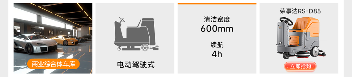 商業綜合體車庫適配榮事達RS-D85